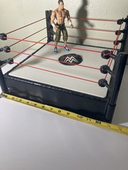 Mattel WWE RAW Smackdown Wrestling Ring Arena Spring Loaded 2010 Toy Playset
