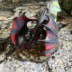 Game of Thrones Black/res Dragon Drogon Figure Statue Department 56