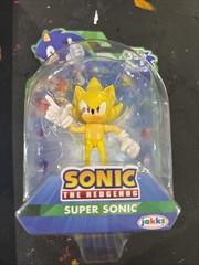 Sonic The Hedgehog Super Sonic 35th Anniversary 2.5” Inch Jakks Pacific IN HAND!