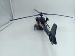 Blue Thunder Helicopter And Rolling Jeep Vehicles Glasslite Brazil Vintage 80 ´s