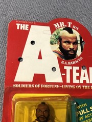Vtg A-Team Mr. T/B.A Baracus Action Figure 100% Complete W/ Card Galoob 1983 Toy
