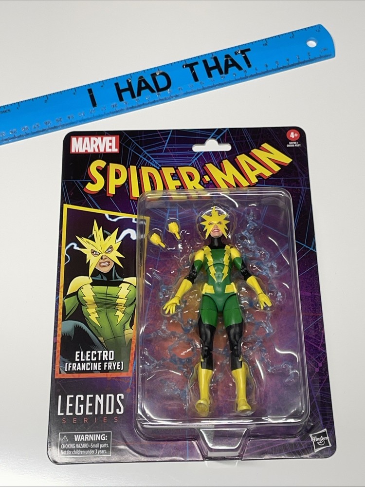 Spider-Man Marvel Legends Electro (Francine Frye) 6-Inch AF BY HASBRO
