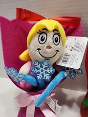 2 pk The Grinch Christmas Plush Bouquet with Removable Plush Max & Cindy Lou Who