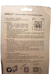 1985 Voltron Impulse, LTD Time Keeper Robot Watch New In Original Sealed Package