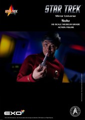 Star Trek TOS Mirror Universe Sulu 1/6 Action Figure EXO-6 New USA Seller OOP