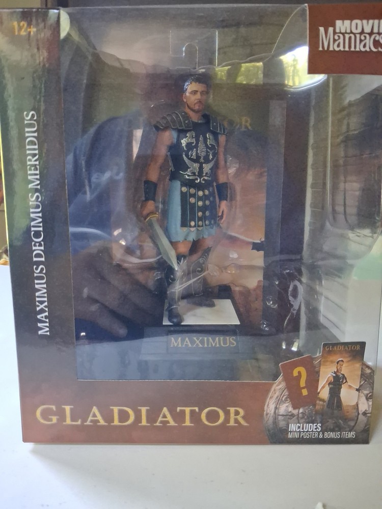 GLADIATOR MAXIMUS MCFARLANE MOVIE MANIACS FIGURE