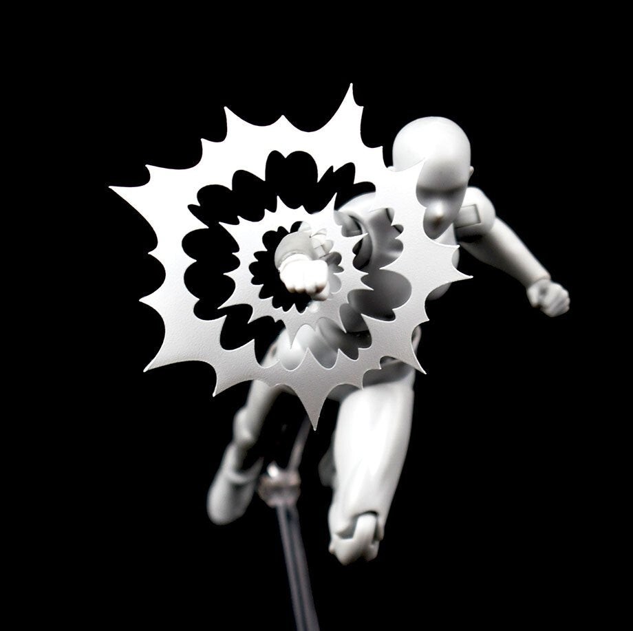 Shockwave Punch Effect Piece – Great for Marvel Legends, SH Figuarts, Mafex