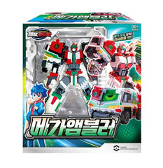 Metal Cardbot W Mega Ambler Transforming Robot Action Figure Toy Korean Anime