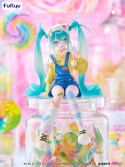 Hatsune Miku Noodle Stopper Figure Lollipop FuRyu Vocaloid NEW From JAPAN