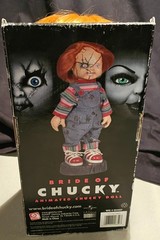 Bride Of Chucky – Chucky Animated Doll Talk Movement Gemmy Figure – New – Works!