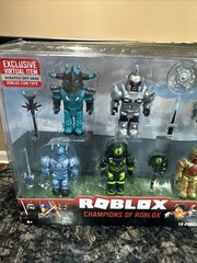 Roblox Champions of Roblox 15th Anniversary Edition Set. 6 Figures With Codes