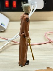 Vintage Star Wars Obi Wan Kenobi Bootleg Brazil Model Trem Rare Not Glasslite