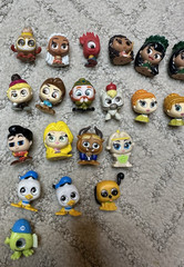 Disney Doorables lot of 35 Mixed Figures Moana Frozen Stitch Belle Pinnochio