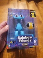 Rainbow Friends Series 2 CYAN Glow in the Dark Toy Action Figure Phat Mojo ERROR