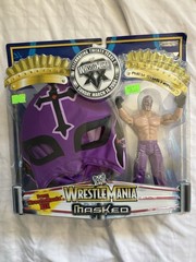 WWE WrestleMania 20 Masked Rey Mysterio Purple Mask 2004 Ruthless Aggression NIB