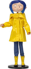 Coraline Movie Bendy Doll Yellow Raincoat Poseable Collectible Figure