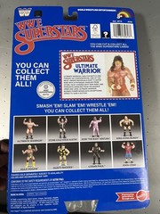 Mattel LJN WWE Superstars ULTIMATE WARRIOR Black Card Chase Read Description
