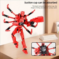 DIY Assembled Robot Model Kit – 13 Joint Spider Mecha Action Figure Toy for Kids