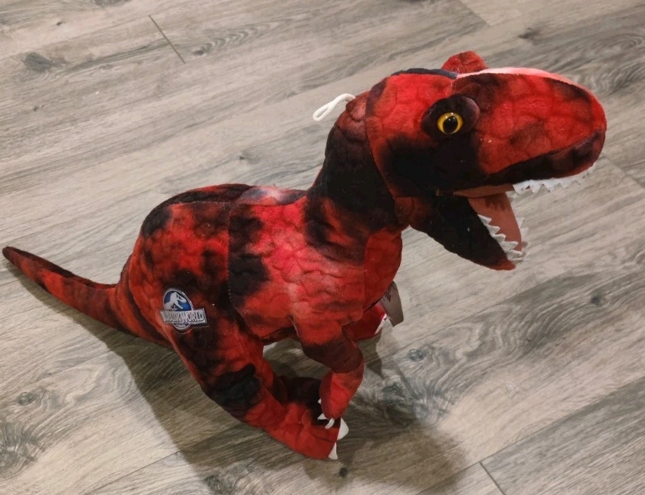 Jurassic Park World 20″ Plush T. Rex Dinausour Red NEW WITH TAGS