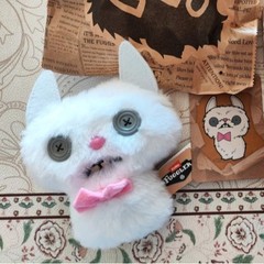 Fuggler Dark Alley Night Cat Plush Toy Keychain Blind Box Charm 3.9in Gift