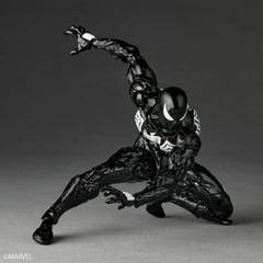 PSL KAIYODO Revoltech Amazing Yamaguchi Symbiote Spider-Man Black Figure PRE
