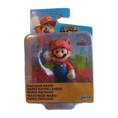 Super Mario – Raccoon Mario 2.5″ Action Figure – Jakks Pacific – Brand New