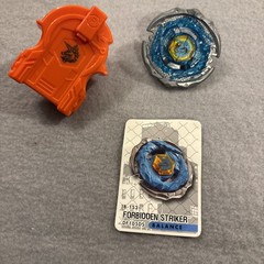 Forbidden Striker DF105DS Beyblade Hasbro Metal Fury Mint Condition