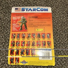 Vintage Coleco “StarCom” PFC Al Evans Carded 1986.