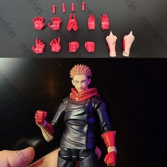 For 6″ SHF Itadori Yuji Body 1/12 Jujutsu Kaisen Hand Accessories（No Figure）