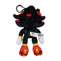 Sonic The Hedgehog Key Ring Plush Shadow Design Clip on Hook Keychain