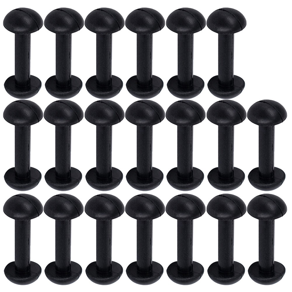 20Pcs Leg Replacement Connectors For Motu Band For Vintage Figures Black Rubber