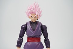 DL Custom SH Figuarts Goku Black 1/12 Matte Pink 2 Bodies Custom Figure