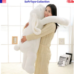 Giant Bunny Plush Toy Long Stuffed Rabbit Pillow Kids Gift