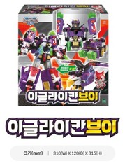 Miniforce V-Rangers EAGLELYCAN-V Eagle Wolf Lycan Transforming Robot Car 2022