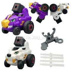 Dino Core 8 Figure Set D-Buster Tyranno Saber Stego Dinosaurs Combiner Robot Toy