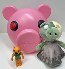 Roblox Piggy Bundle Mini Figures, Plush, Piggy Bank Case, & 2 New Building Sets
