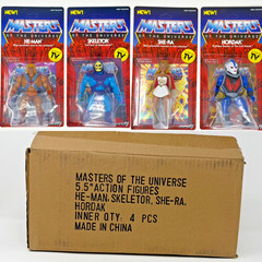 Masters of the Universe Super7 MOTU He-Man Skeletor She-Ra Hordak Set MOC w/ Box