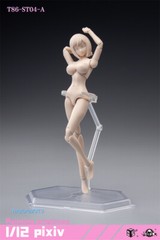 US Stock 86TOYS 1/12 T86-ST Flexible 6 inch Female Joint Action Figure Head Body