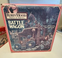 Kenner Robin Hood Battle Wagon Net Launcher Bola Bomber Figures Sealed! Lot (B)