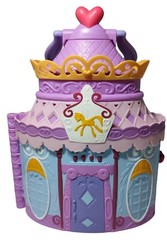 Hasbro My Little Pony Portable Castle Playset House Pink Purple Retro 2014 9.5in