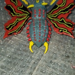 Godzilla 1995 toho trendmasters Battra 4-inch Godzilla Wars untested