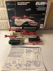 GI JOE Vintage BATTLEFIELD ROBOT DEVASTATOR with BOX 1988 Complete