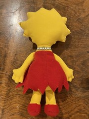 Lisa and Bart SIMPSON RAG DOLL DAN DEE 1990 Vintage