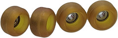 75D Urethane Pro Fingerboard Wheels Clear Amber Bearing Wheel Handmade Polyureth