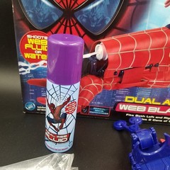 Spider-Man Web Blaster Dual Action Web Fluid Or Water Shooter INCOMPLETE