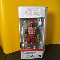 Hasbro Star Wars Mandalorian Warrior Holiday Edition Black Series