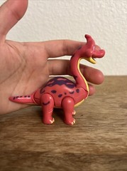 Dinosaur Pink T-Rex Cafe ROCKSY The Apatosaurus 3.5” Figure Plastic Toy
