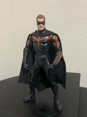 custom batman robin movie wired leather cape mcfarlane dc multiverse NOT figure