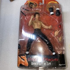 Vtg 2000s Bruce Lee Figure Lot Enter The Dragon Martial Arts Collectibles- New