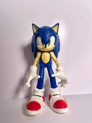 JAKKS Pacific CUSTOM Sonic the Hedgehog 4″ Action Figure 3D PRINTED